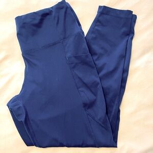 Members Mark | Everyday High-Rise Ankle Legging | Navy | Size XL